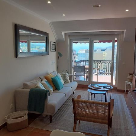 Atico Con Terraza Y Piscina Comunitaria Apartman Ribadeo Kültér fotó